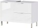 Waschbeckenunterschrank >M-415< (BxHxT: 80x56x34 cm) in weiss - 80x56x34 (BxHxT)