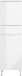 Midischrank >M-415< (BxHxT: 34x120x34 cm) in weiss - 34x120x34cm (BxHxT)