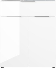 Kommode >M-404< (BxHxT: 83x102x42 cm) in weiss - 83x102x42cm (BxHxT)