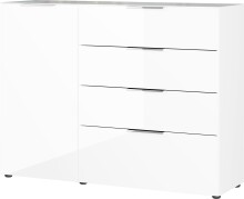 Sideboard >M-404< (BxHxT: 134x102x42 cm) in weiss -...