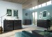 Sideboard >M-404< (BxHxT: 184x102x42 cm) in schwarz - 184x102x42cm (BxHxT)