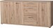Sideboard >M-395< (BxHxT: 192x88x40 cm) in braun - 192x88x40cm (BxHxT)