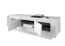 TV-Board >Sky< (BxHxT: 156x45x50 cm) in Weiss Lack matt - 156x45x50 (BxHxT)
