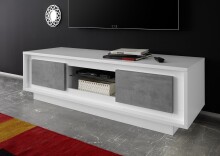 TV-Board >Sky< (BxHxT: 156x45x50 cm) in Weiss Lack...