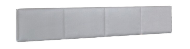 Kopfteil >Easy Beds< (BxHxT: 188x40x5 cm) in POLSTER BETON LICHTGRAU