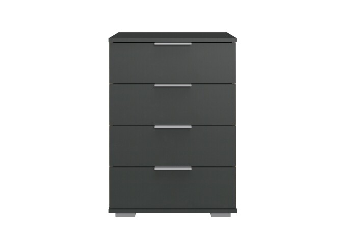 Nachtkommode >Easy Plus< (BxHxT: 52x74x38 cm) in graphit - 52x74x38cm (BxHxT)