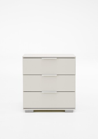 Nachtkommode >Easy Plus< (BxHxT: 52x58x38 cm) in weiß - 52x58x38cm (BxHxT)
