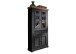 Vitrine >WZ-0133< (BxHxT: 109x208x42 cm) in grau aus Kiefer - 109x208x42 (BxHxT)