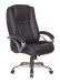 Chefsessel >BRUNO-XXL< (BxT: 71,5x70,5 cm) in schwarz - 71,5x70,5cm (BxT)