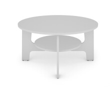 Couchtisch >JONNY< (BxHxT: 80x42,5x80 cm) in weiß - 80x42,5x80cm (BxHxT)
