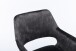 Stuhl >KLARA< (2er-Set) in grau aus Samt - 52x89x63,5cm (BxHxT)