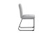 Stuhl >TALEA< (2er-Set) in hellgrau aus Microfaser - 47x88x59cm (BxHxT)