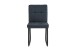 Stuhl >TALEA< (2er-Set) in grau aus Microfaser - 47x88x59cm (BxHxT)