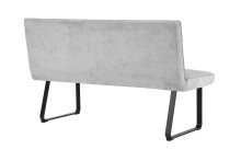 Bank >TALEA< (BxHxT: 160x92x59 cm) in hellgrau - 160x92x59 (BxHxT)