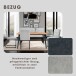 Bank >TALEA< (BxHxT: 160x92x59 cm) in hellgrau - 160x92x59 (BxHxT)