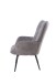 Sessel >UTA< (BxHxT: 72x97x80 cm) in grau aus Cord - 72x97x80cm (BxHxT)