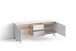 TV-Board >VALENTIN< (BxHxT: 160x55x38 cm) in weiß - 160x55x38cm (BxHxT)
