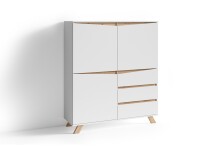 Highboard >VALENTIN< (BxHxT: 120x137x38 cm) in...