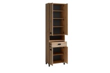 Hochschrank >WELLNESS< (BxHxT: 54x193x31 cm) in Eiche/Artisan
