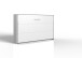 Klappbett >JUIST< (BxHxT: 212x134x43 cm) in WEISS - 212x134x43cm (BxHxT)