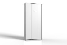 Klappbett >JUIST< (BxHxT: 102x213x43 cm) in WEISS - 102x213x43cm (BxHxT)