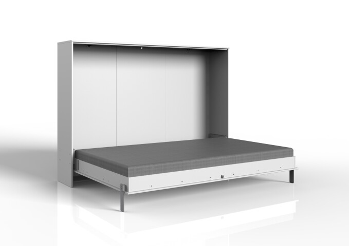 Klappbett >JUIST< (BxHxT: 212x154x43 cm) in WEISS - 212x154x43cm (BxHxT)