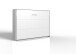 Klappbett >JUIST< (BxHxT: 212x154x43 cm) in WEISS - 212x154x43cm (BxHxT)