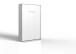 Klappbett >JUIST< (BxHxT: 132x213x43 cm) in WEISS - 132x213x43cm (BxHxT)