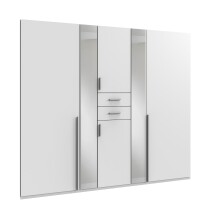 Kleiderschrank >VANEA< (BxHxT: 225x210x58 cm) in WEISS - 225x210x58cm (BxHxT)