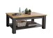 Couchtisch >WZ-0133< (BxHxT: 110x45x75 cm) in grau - 110x45x75 (BxHxT)