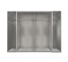 Dreh-/Schwebetürenschrank >LOTTO< (BxH: 272x210 cm) in WEISS - 272x210cm (BxH)