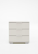Nachtschrank >NADJA< (BxH: 52x58 cm) in WEISS -...