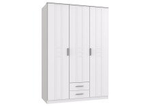 Babyzimmer-Komplettset >BORKUM< in WEISS