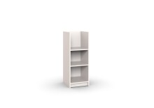 Unterschrank >BORKUM< (BxH: 35x91 cm) in WEISS -...