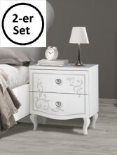Nachtkommode >Salvina< 2er-Set (BxHxT: 51x56x39 cm)...