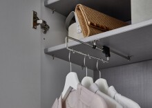 Mehrzweckschrank >MULTIRAUMKONZEPT< (BxHxT: 50x185x40 cm) in WEISS