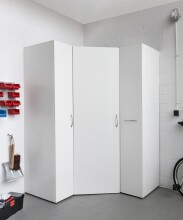Mehrzweckschrank >MULTIRAUMKONZEPT< (BxH: 45x185 cm) in WEISS - 45x185cm (BxH)
