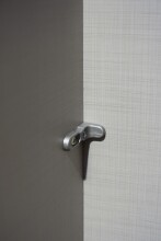 Schwebetürenschrank >MONACO< (BxH: 225x210 cm) WEISS/GRAU