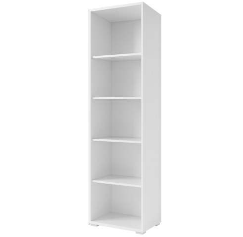 Aktenregal >Clermont< (BxHxT: 52,5x186x35 cm) in weiß - 52,5x186x35cm (BxHxT)