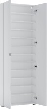 Schuhschrank >SPAZIO< (BxHxT: 73,4x200x18,6 cm) in weiß - 73,4x200x18,6 (BxHxT)