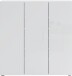 Schuhschrank >SPAZIO< (BxHxT: 110,2x115x18,6 cm) in weiß aus Holzwerkstoff