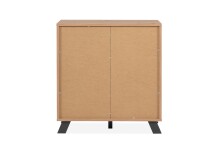 Kommode >Medan< (BxHxT: 80x85x40 cm) in Artisan Oak / Anthrazit