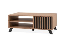Couchtisch >Medan< (BxHxT: 110,5x42x67 cm) in Artisan Oak / Anthrazit