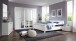 Bett-Set >CHALET< (BxHxT: 273x85x210 cm) in WEISS - 273x85x210cm (BxHxT)