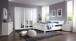 Kleiderschrank >CHALET< (BxHxT: 225x210x58 cm) in WEISS - 225x210x58cm (BxHxT)