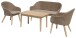 Gartentisch >Pueblo< (BxHxT: 60x55x100 cm) in holzfarben - 60x55x100 (BxHxT)
