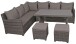 Gartenlounge-Set >Oviedo< in grau aus Aluminium/Kunststoff