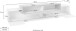 Lowboard >Corona< (BxHxT: 240x51,6x45 cm) in anthrazit matt/Oak