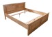 Bett >SZ-0079< (BxHxT: 192x98x209 cm) Kiefer eichefarbig - 192x98x209 (BxHxT)