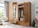 Schlafzimmer-Set >SZ-0079< in eiche aus Kiefernholz geölt und gebeizt